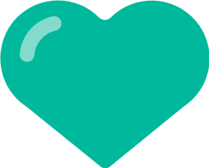 Green Heart Emoji Png 6 Image - Bara Beach Home