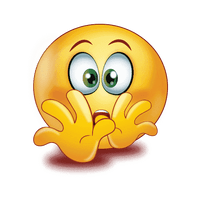 Gradient Scared Emoji HD Image Free - Free PNG