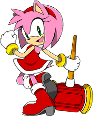 Amy Rose Sonic Art - Amy Rose Do Sonic Png