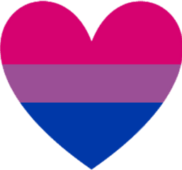 Pin - Bisexual Heart Transparent Png