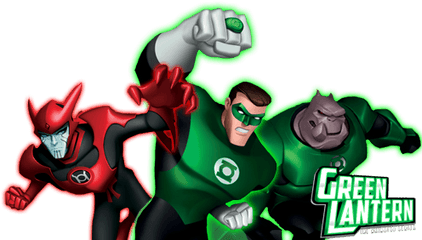 Download The Animated Series Tv Show Image With Logo And - Green Lantern The Animated Series Characters Png