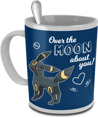 Umbreon And Sylveon Valentines Day Love Series Threadfox - Serveware Png