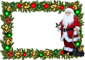 Frame Christmas Santa Download HQ - Free PNG