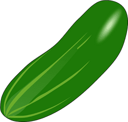 Library Of Zucchini Graphic Black And - Timun Vector Png