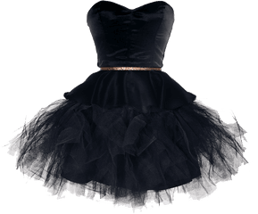 Dress Black Transparent Png - Stickpng Black Mini Dress Wedding