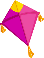 Makar Sankranti Kite Line Triangle For Happy Eve Party 2020 - Free PNG