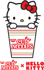 Cup Noodles X Hello Kitty Collab - Hello Kitty X Cup Noodles Png