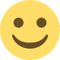 White Smiling Face - Face Emoji Smiley Png