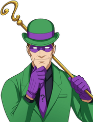 Batman And The Justice League Wiki - Riddler The Dark Knight Png