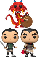 Funko Brand New Disney Mulan As Ping Pop - Mulan Funko Pops Png