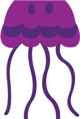 Jellyfish Clipart Svg - Clip Art Png