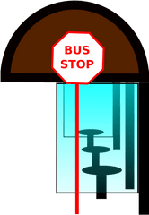 Bus Stop Seats - Free Vector Graphic On Pixabay Bus Stop Clipart Png