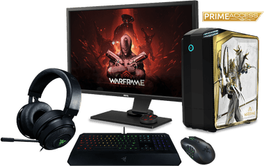 Warframe Announces Prime Access - Gaming Setup Png