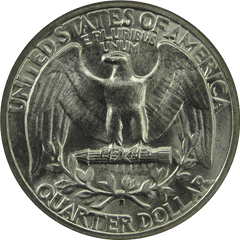 Washington Quarter Silver 1944s Reverse - Transparent Quarter Png