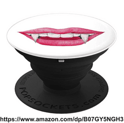 Watercolor Vampire Teeth Popsockets Grip Stuff Pinterest - Lipstick Png