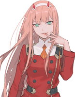 Photos Girl Anime Zero Two - Free PNG