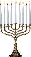 Menora Candle Transparent Png - Menorah Png