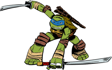 Teen Clipart Teenager Cartoon - Teenage Mutant Ninja Turtle Leonardo Cartoon Png