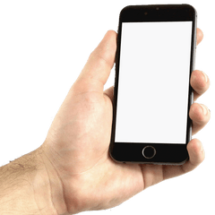 Download Iphone6 Png With Transparent Background Free - Hand Holding Phone Mockup