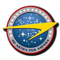 Why Does The Official Us Space Force Logo Look So Much - Star Trek Enterprise Insignia Png