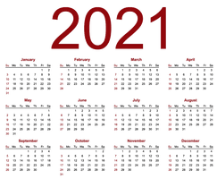 Clipart 2021 PNG Colors