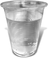 Plastic Cup Water - Clear Plastic Cup With Water Png