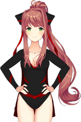 Monika Png Normal Picture - Monika Ddlc Sprites