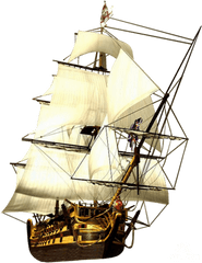 Piracy Boat - Transparent Pirate Ship Png