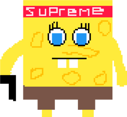 Supreme Spongebob - Supreme Spongebob Png