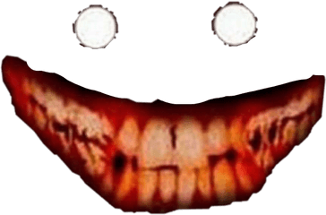 Creepy Stickers Png Smile