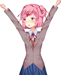 Natsuki - Doki Doki Natsuki Png