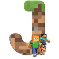 Alphabet Toy Minecraft Letter PNG Download Free