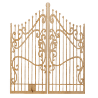 Brown Wood Gate Free Transparent Image HQ - Free PNG