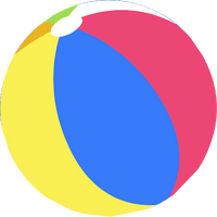 Ball Vector Beach Colorful Free Download PNG HD