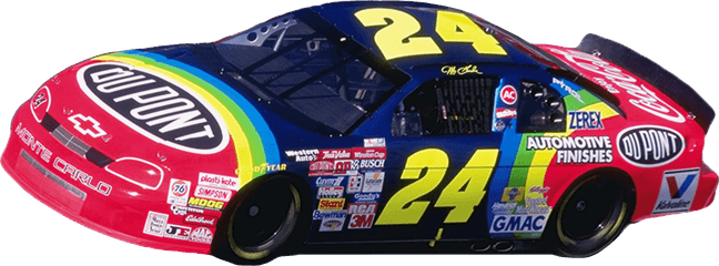 Retro Racecar - Jeff Gordon Rainbow Warrior Png