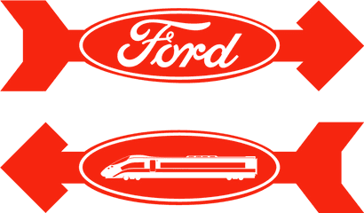 Ford Train Arrow Png Logo Vector