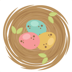 Cute Bird Nest Png Transparent - Cute Bird Nest Clip Art