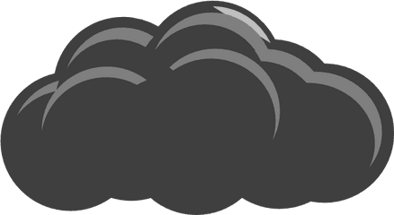 Clouds Black And White Clipart - Clip Art Png