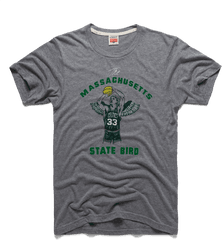 Larry Bird Massachusetts State T - Short Sleeve Png