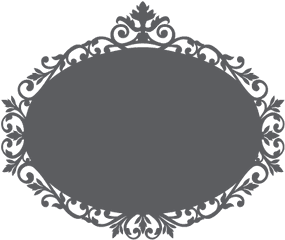 Chalkboard Frame Mirror Wall Png