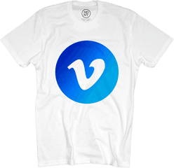Vimeo Goods - Logo With A Blue V Png