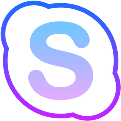 Skype Icon - Skype Logo Aesthetic Png