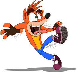 Crash Bandicoot By Kylestudios - Fur Affinity Dot Net Crash Bandicoot Png