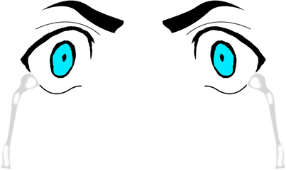 Download Crying Eyes Cartoon Png Image - Anime Crying Eyes Png