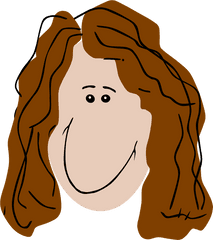 Woman Curly Hair Brown - Free Vector Graphic On Pixabay Brown Hair Female Cartoon Characters Png