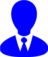 Blue Businessman Icon - Business Man Blue Icon Png