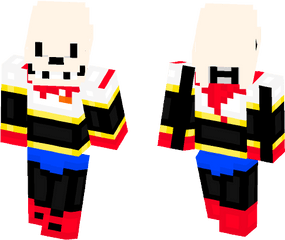 Download Papyrus - Undertale Minecraft Skin For Free Minecraft Heroes Skin Png