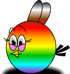 Rainbow Angry Birds Fanon Wiki Fandom - Angry Birds Rainbow Bird Png