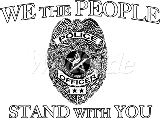 Download We The People Police Logo - 50 Anniversario Full Emblem Png