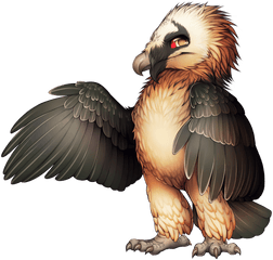 Prey Bearded Vulture Egyptian - Bearded Vulture Clipart Png